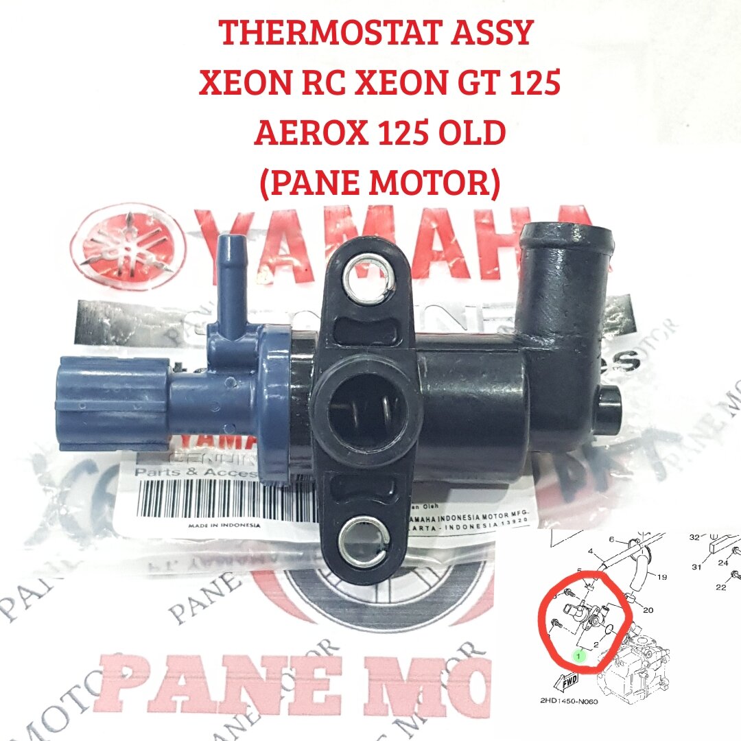THERMOSTAT TERMOSTAD TERMOSTAT RADIATOR XEON RC XEON GT 125 AEROX 125 BEST QUALITY Lazada