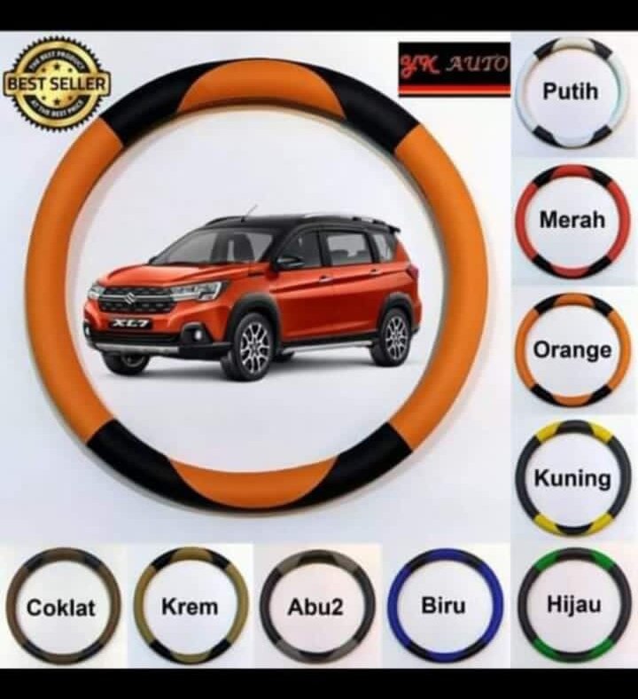 Car Steering Wheel Cover Cheap Variations with Simple Motifs Universal 36/37cm Harga 32,500 rupiah*Gratis Ongkir