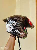 HELM DYR SUBARU HUNTER BLACK RED AND SILVER PAKET GANTENG