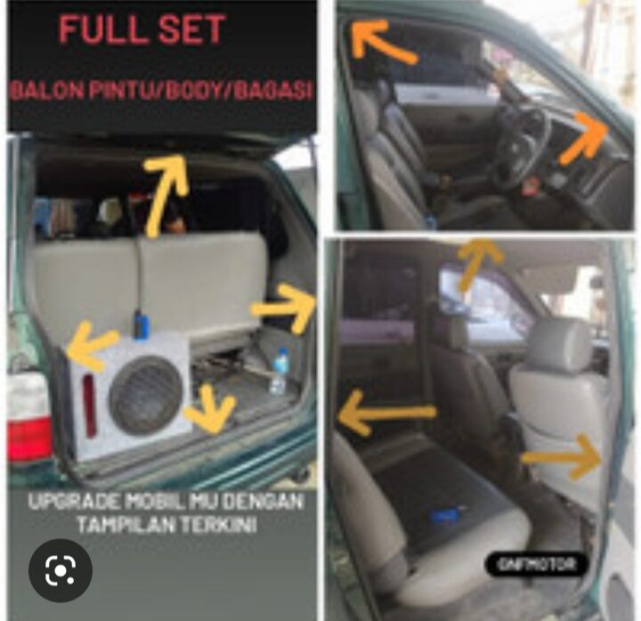Karet balon pintu karet bagasi peredam pintu dan bagasi mobil 1set agya calya ayla Harga 195,000 rupiah*Gratis Ongkir