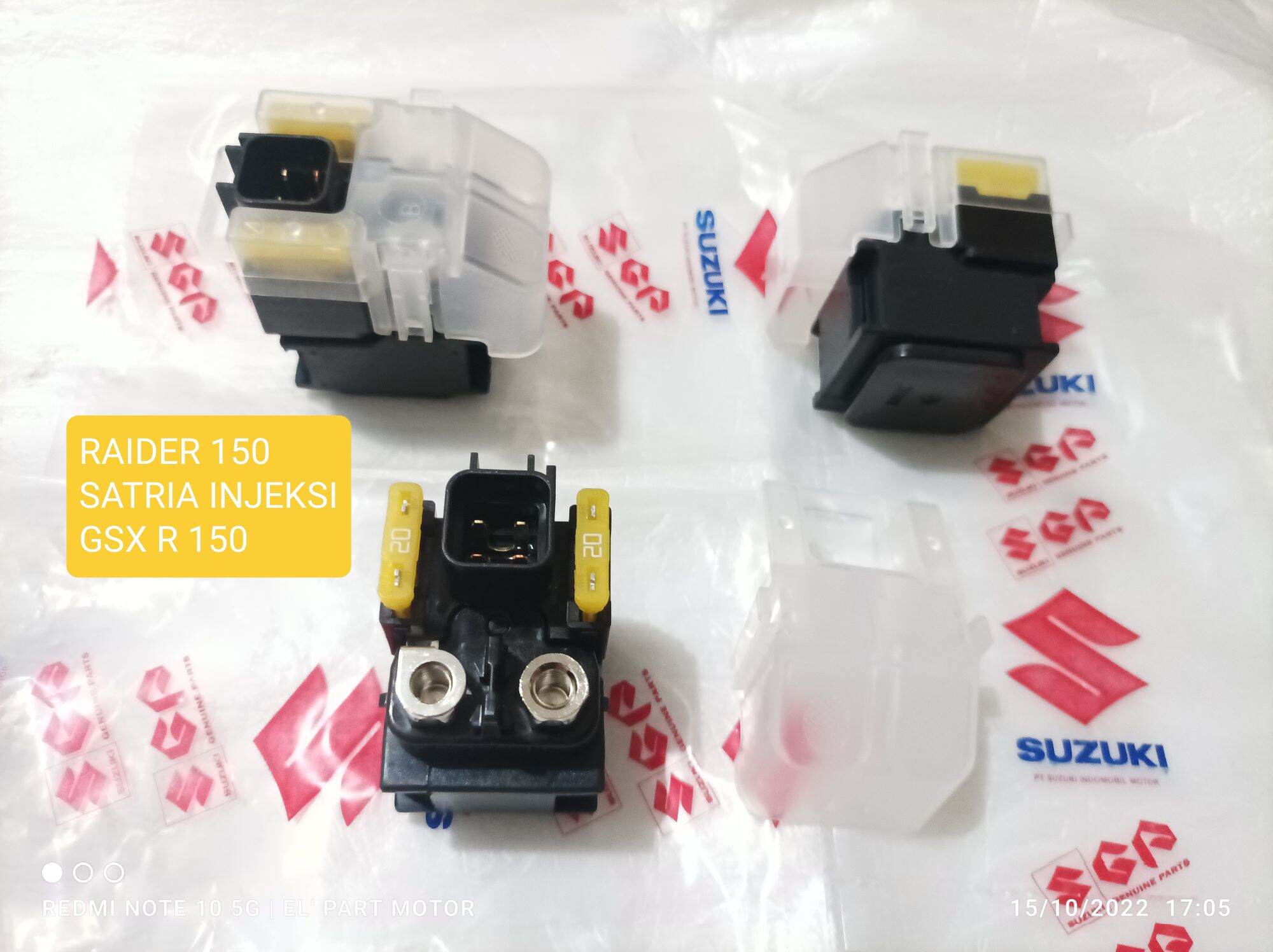 BENDIK STARTER RELAY ASSY SATRIA INJEKSI GSX RAIDER 150 ASLI SUZUKI GENUINE PART Lazada Indonesia