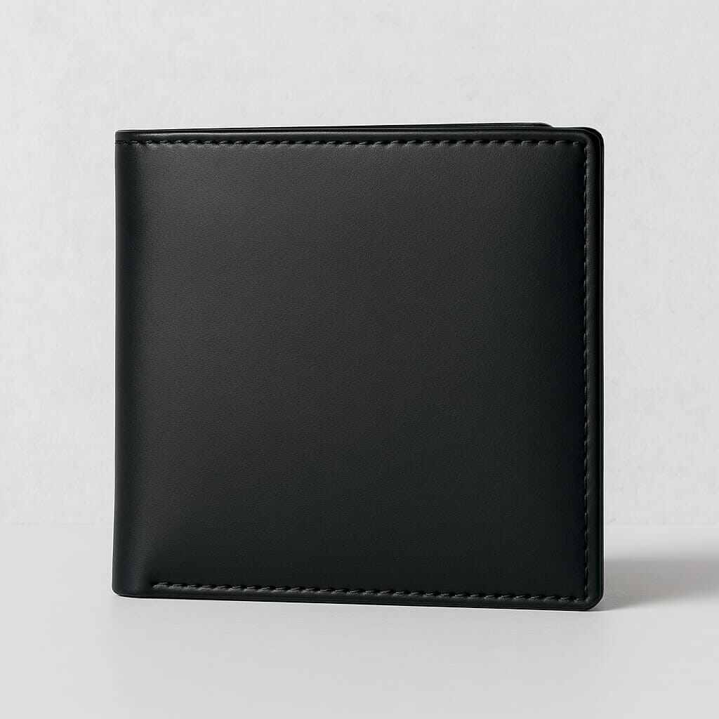 Men black faux leather wallet Harga 119,000 rupiah*Gratis Ongkir