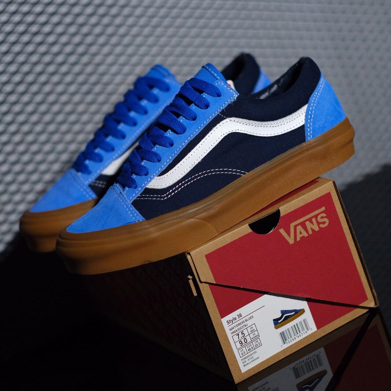 SEPATU ORlGlNAL VANS STYLE 36 GUM TRUE NAVY / DRESS