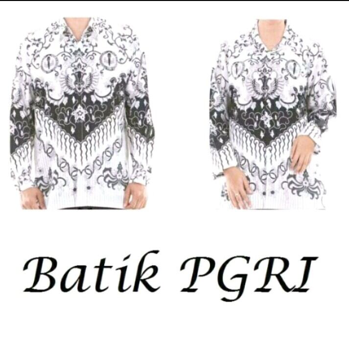 Seragam PGRI Guru Semi Sutra || Seragam Batik Guru || Seragam PGRI Jumbo Harga 170,000 rupiah*Gratis Ongkir