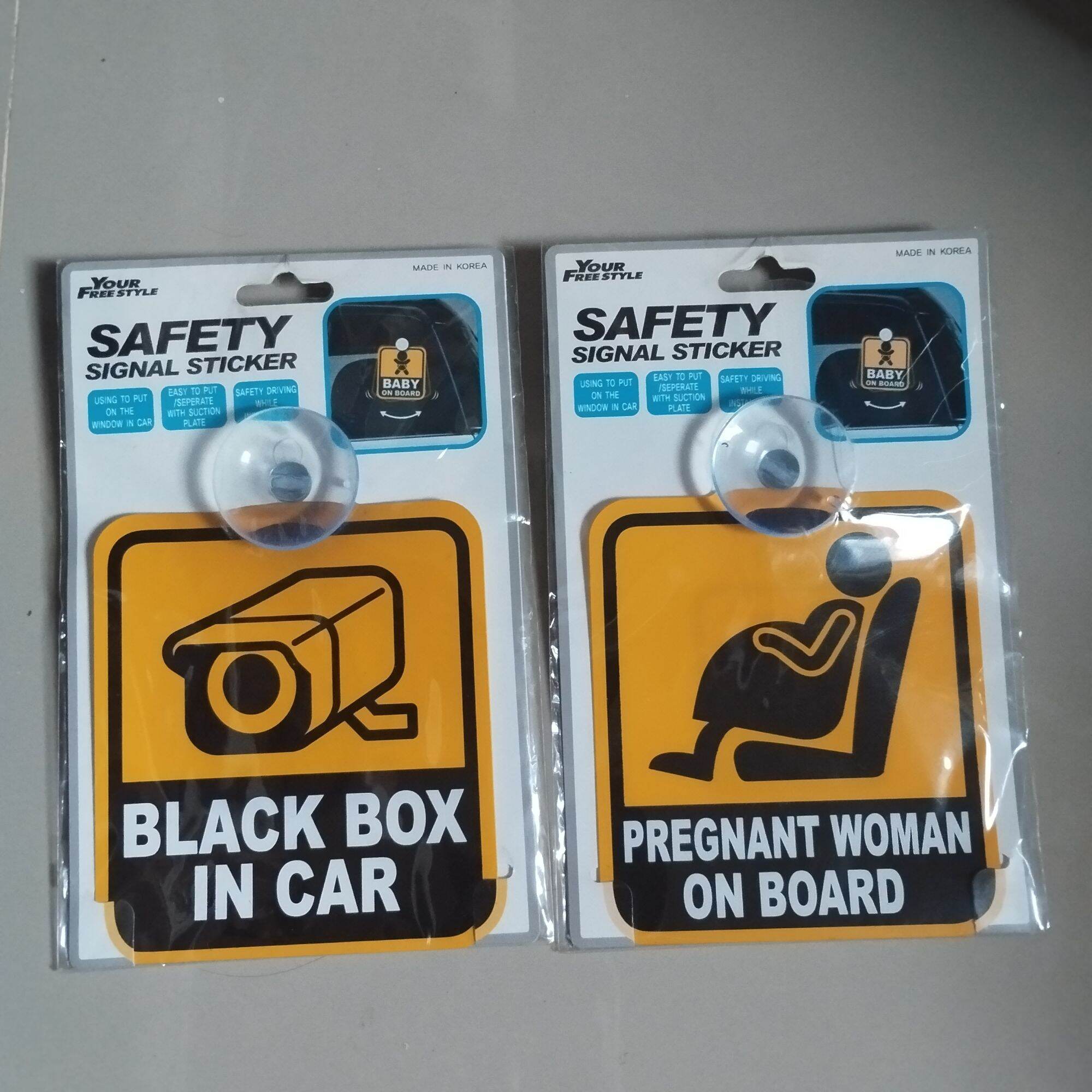 Ace - Safety Signal Sticker / Stiker Keamanan Mobil Made In Korea Harga 23,900 rupiah*Gratis Ongkir