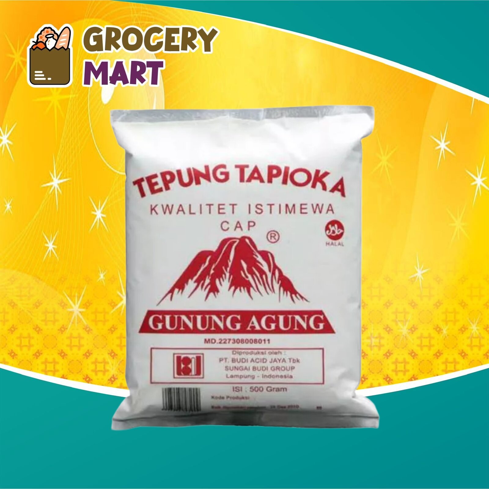 Tepung Tapioka Cap Pak Tani Gunung Agung 500gr Tapioka Flour Lazada