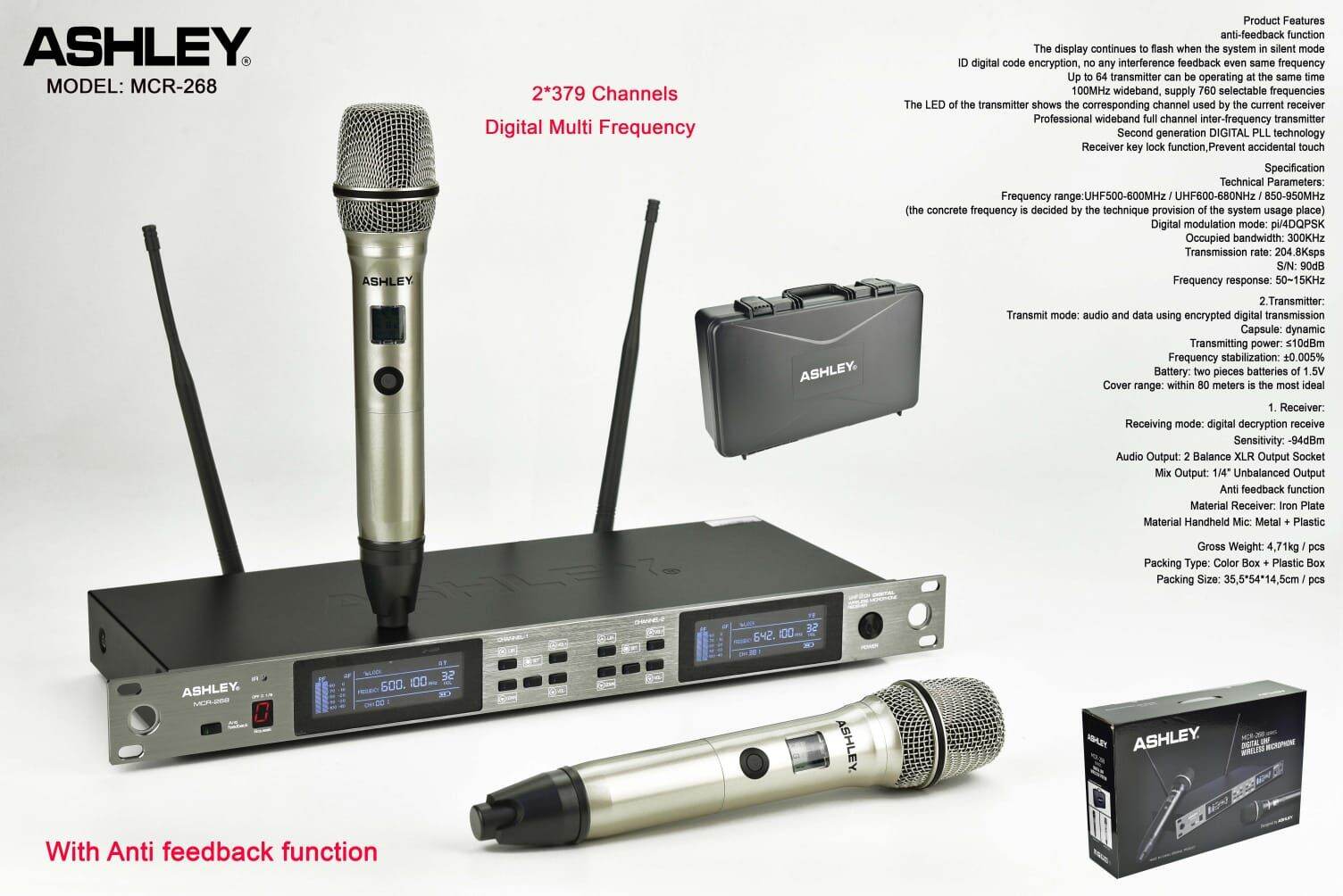 MIC WIRELESS ASHLEY MCR 268 ORIGINAL Lazada Indonesia