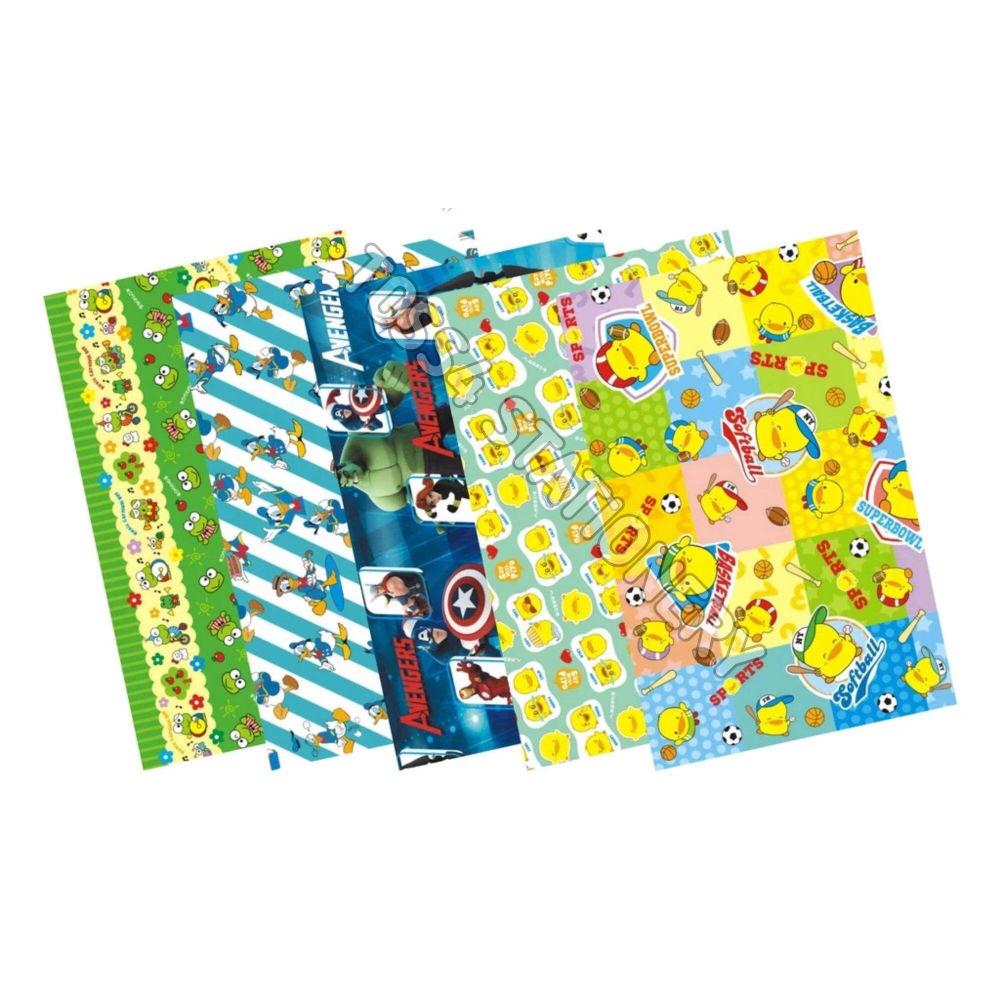 PROMO MURAH !!! 1Pak isi 50Lembaran Kertas Kado bisa mix motif kado hari guru perempuan