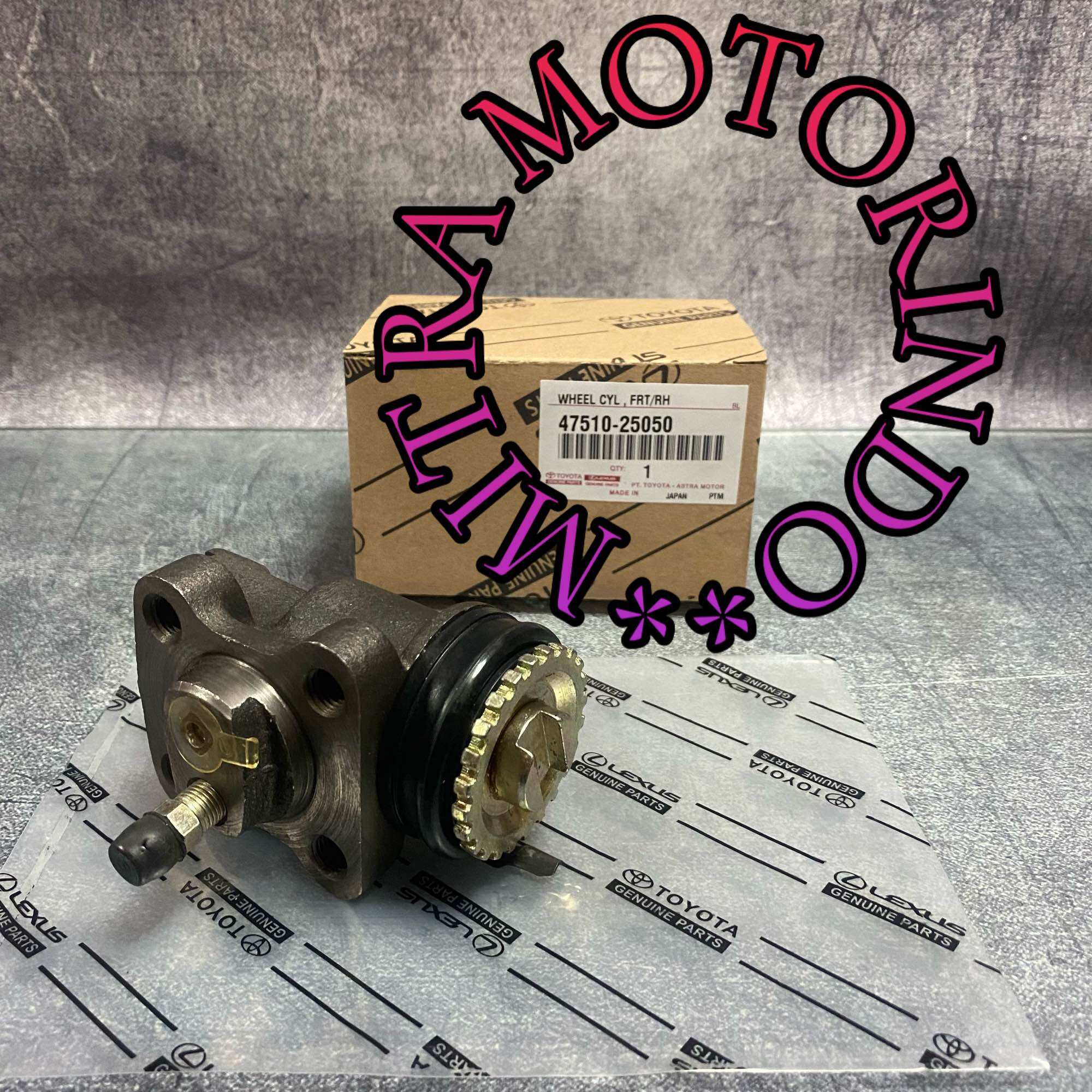 Wheel Cylinder Assy/Bak Rem/Blok Rem Depan Kanan Nepel Toyota 14B Rino PS115 1 1/4” 47510-25050 1Pcs Harga 168,000 rupiah*Gratis Ongkir