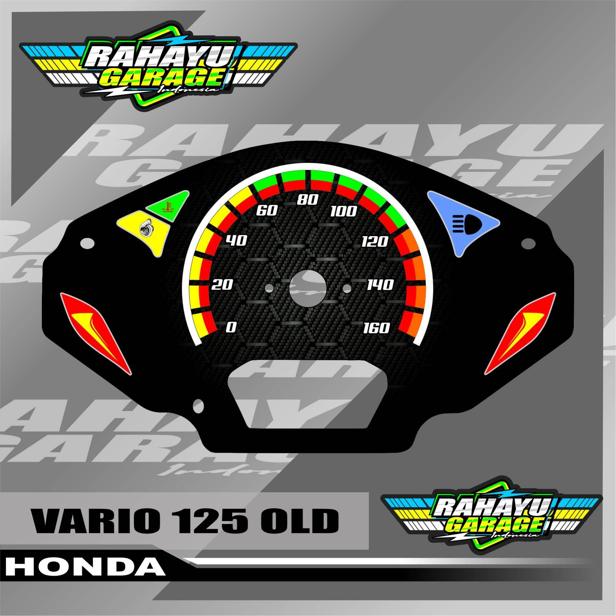 papan speedometer custom vario 125 old panel spido meter custom vario