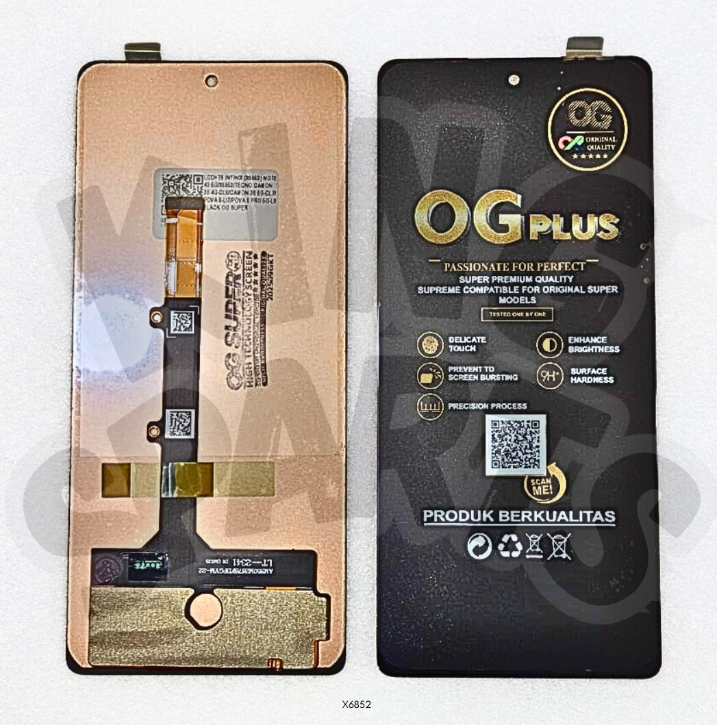 LCD touchscreen Infinix Note 40 5G x6852/Tecno Camon 30 4G cl6/Camon 30 5G CL7/Pova 6 L17/Pova 6 Pro 5G L19 og Super Harga 215,000 rupiah*Gratis Ongkir