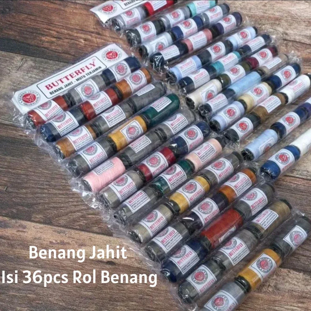 benang jahit murah isi 36pcs siap melayani eceran atau gtosiran
