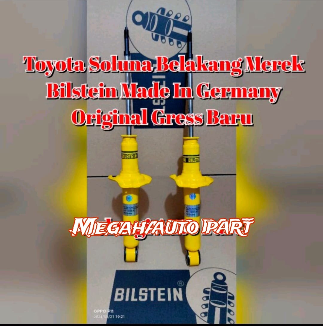 Shockbreaker Toyota Soluna Starlet belakang merek Bilstein B6 Harga 800,000 rupiah*Gratis Ongkir