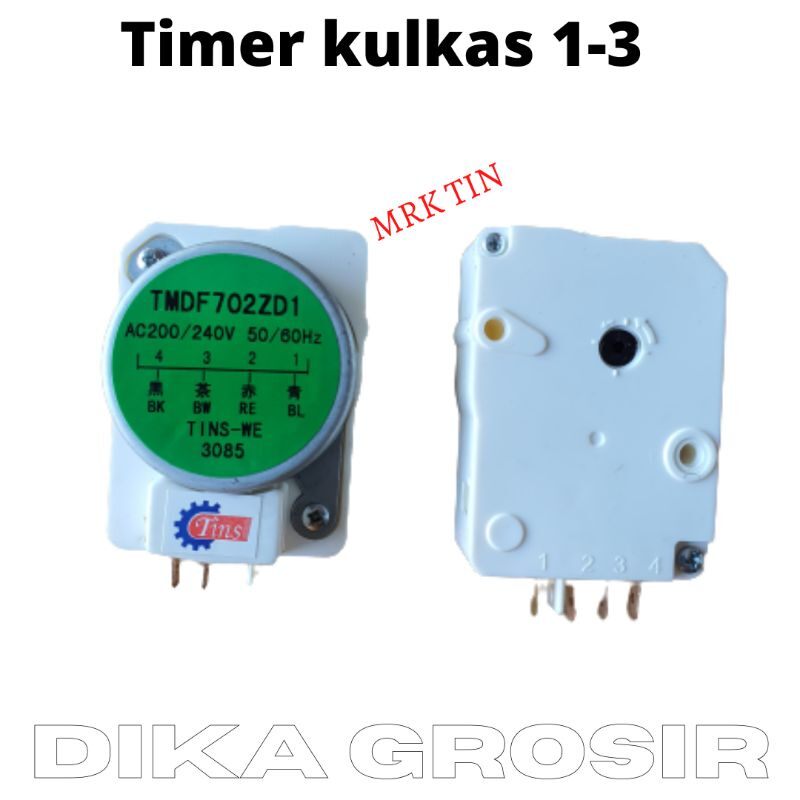 TIMER - TAIMER KULKAS 1 - 3 TIPIS MULTI KULKAS 2 PINTU MERK TINS ...