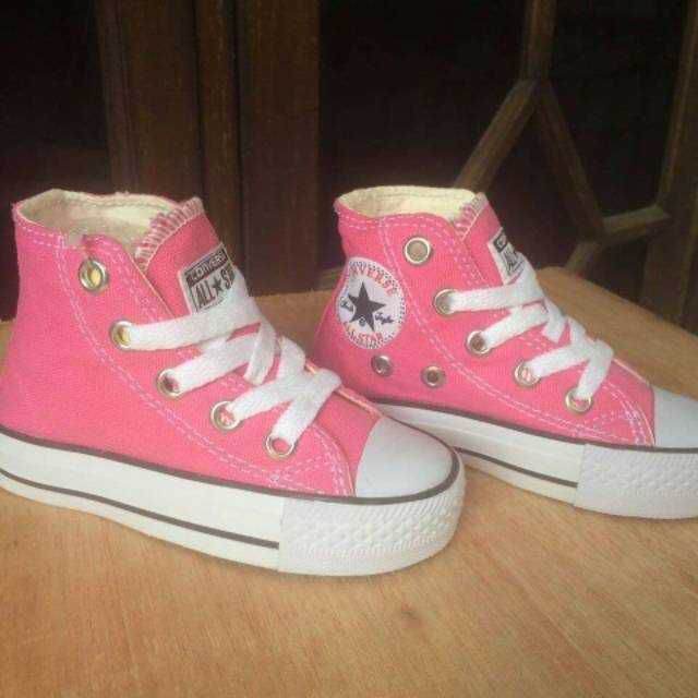 sepatu pink baby anak model semata kaki converse1201 Lazada