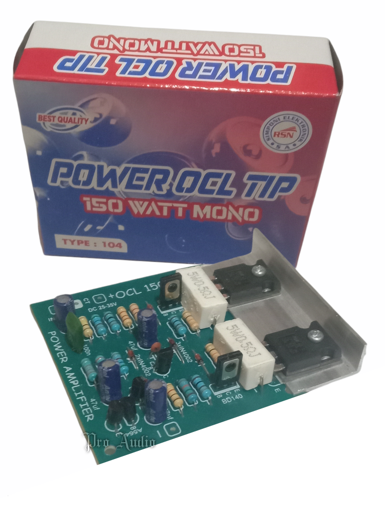 SA Kit Power OCL mono Transistor tip2955 3055 - Power OCL tip 2955