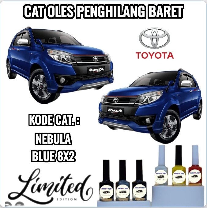 Toyota Blue Metallic Car Scratch Remover Paint Rush Avanza Innova Metallic Blue Harga 28,999 rupiah*Gratis Ongkir