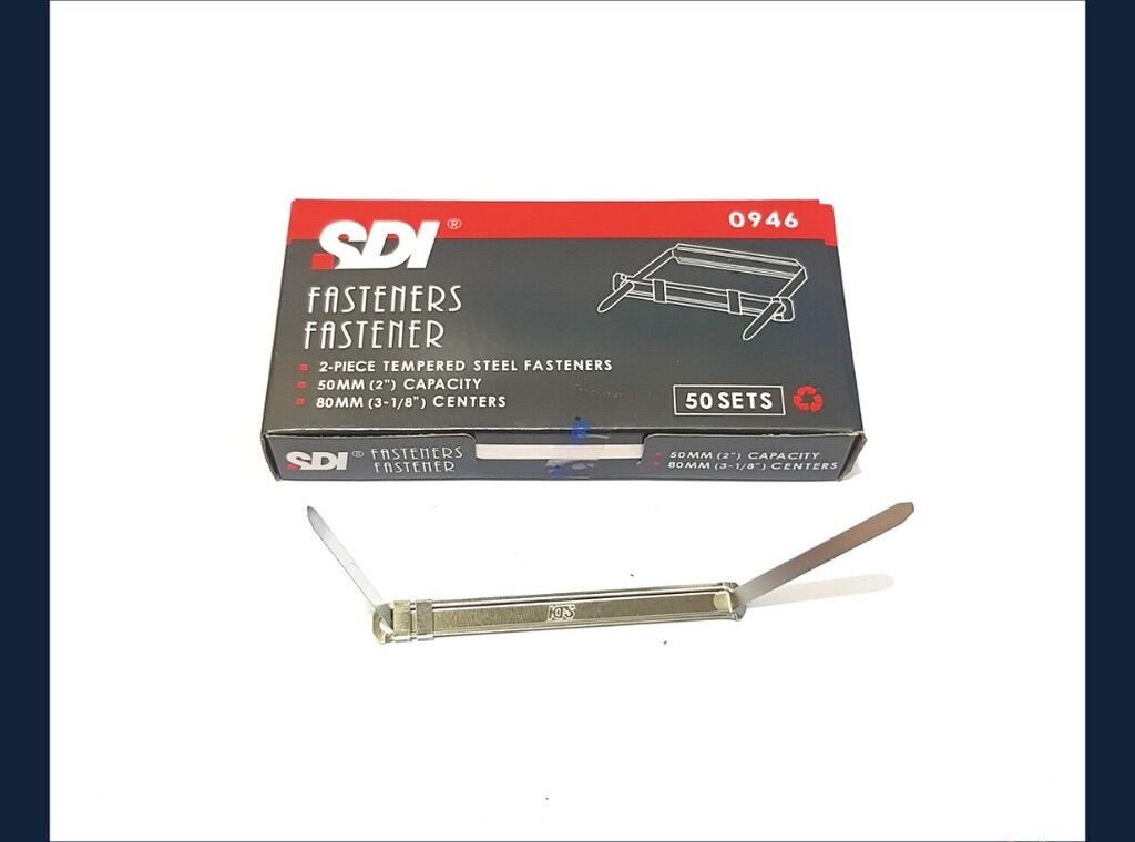Acco Fastener / Paper Fastener / Snelhetcer Merk SDI Besi Isi 50 pcs