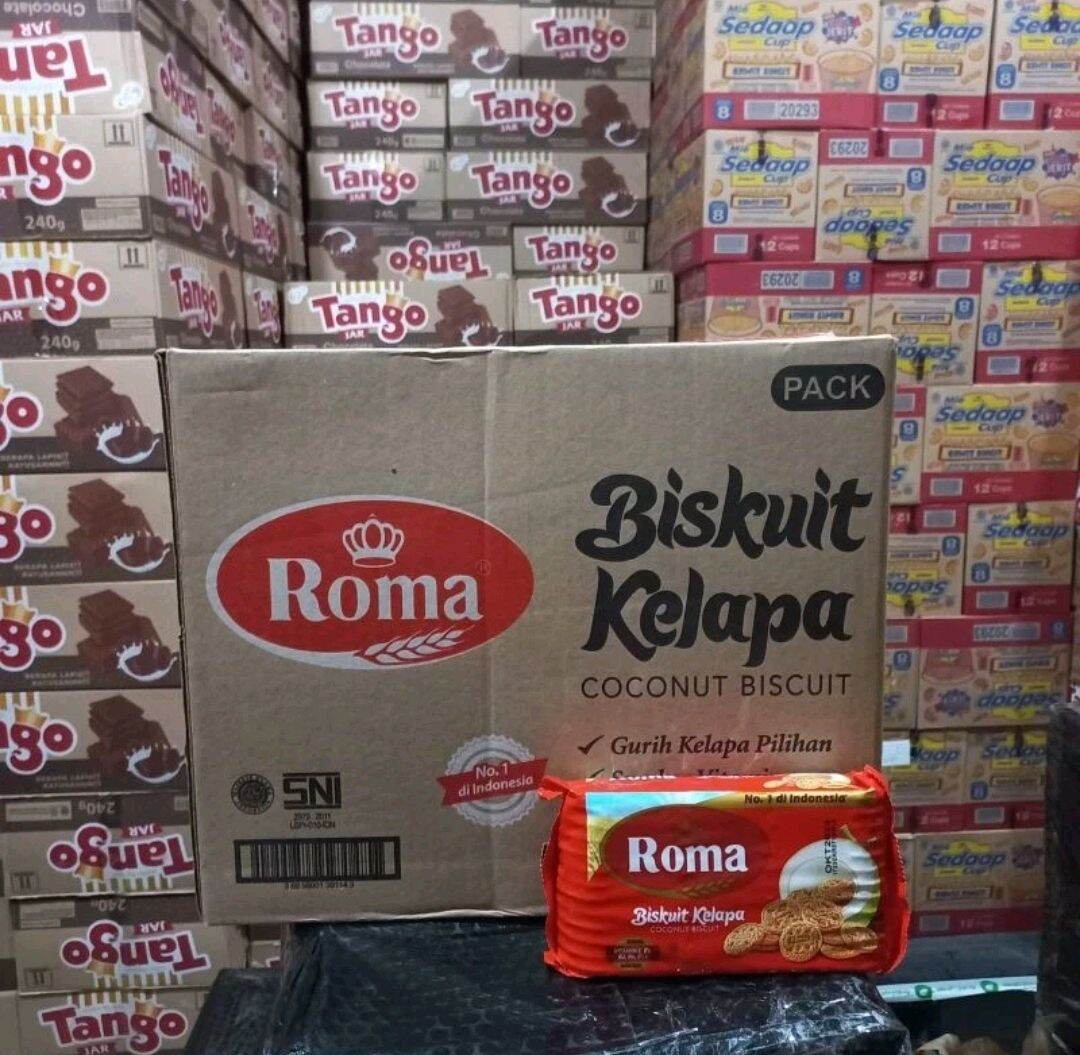 ROMA Kelapa Roma Durian 300 Gr Biskuit Kelapa Roma 1 Dus isi 28 ...