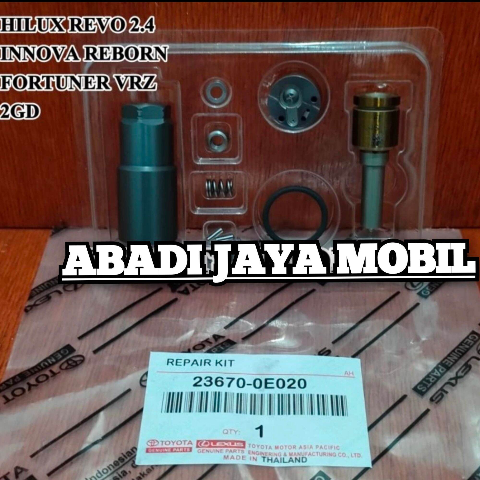 REPAIR KIT INJECTOR INNOVA REBORN 2.4CC 2GD HILUX REVO 2GD 23670-0E020 Harga 1,500,000 rupiah*Gratis Ongkir