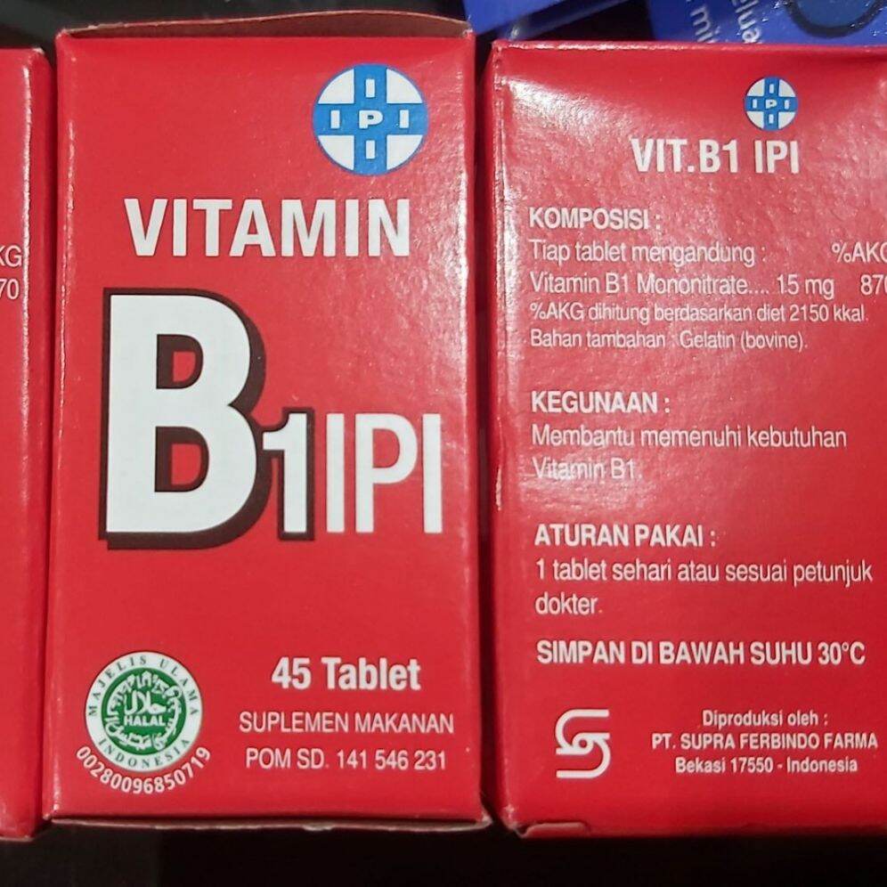 Vitamin B1 Ipi | Lazada Indonesia