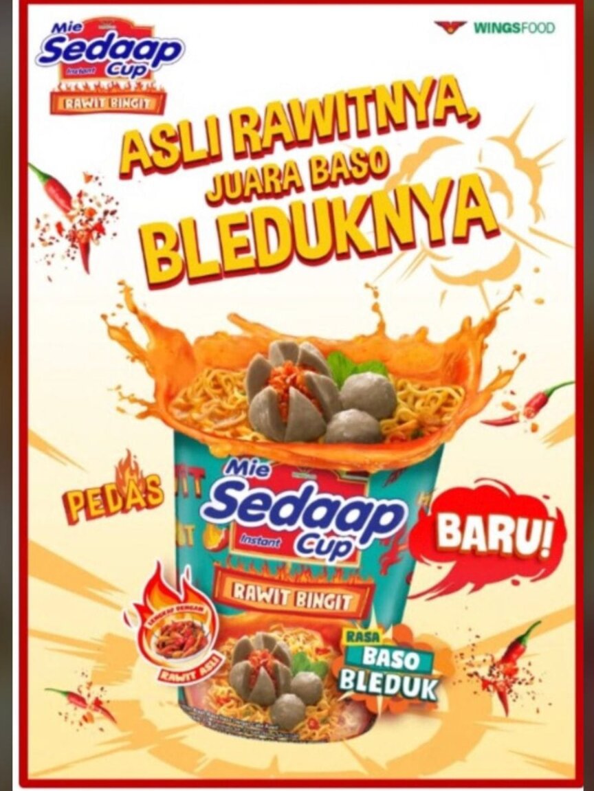 Mie Sedaap Cup Bakso Bleduk Lazada Indonesia