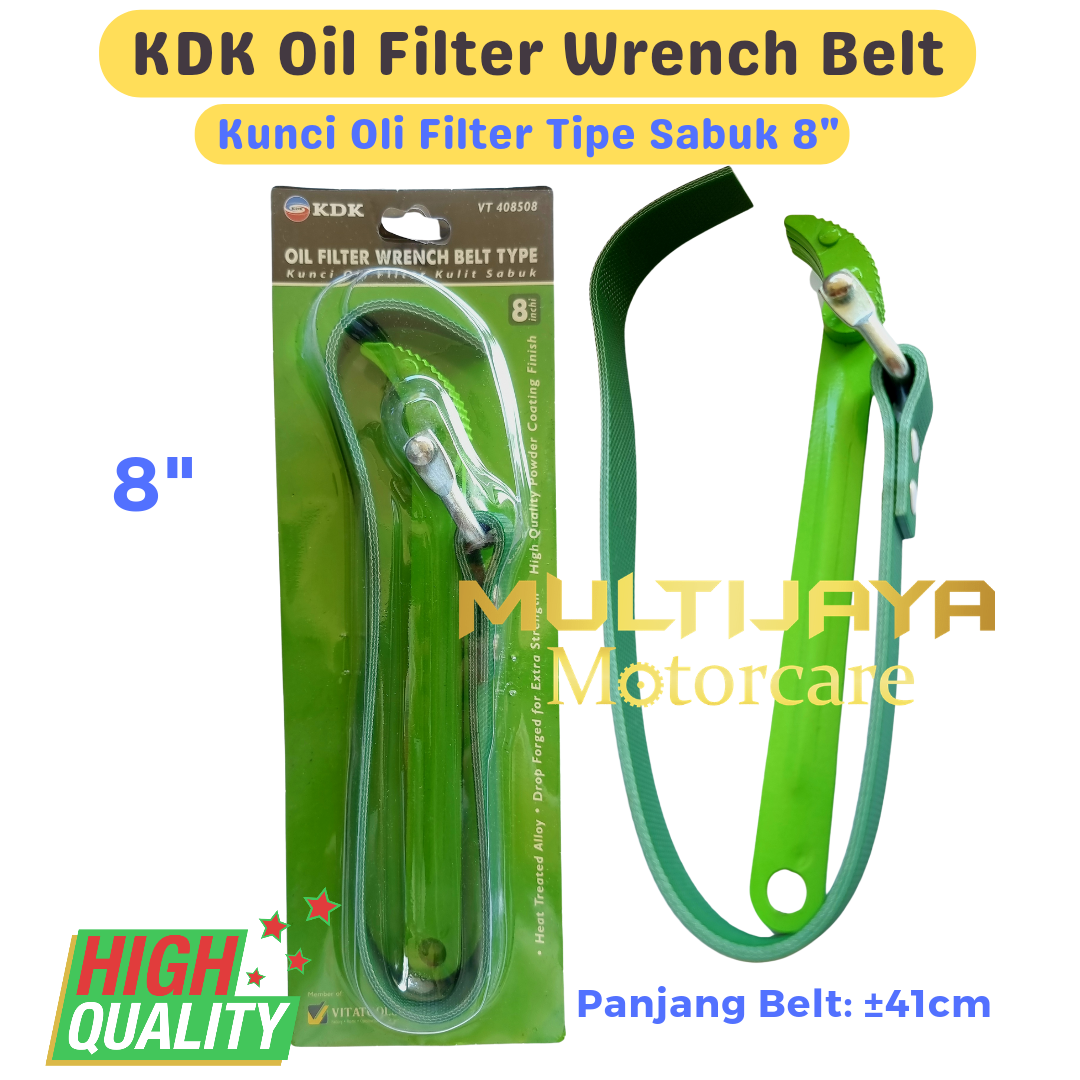 KDK Kunci Pembuka Filter Oli 8“ Oil Filter Wrench 8 Inch High Quality