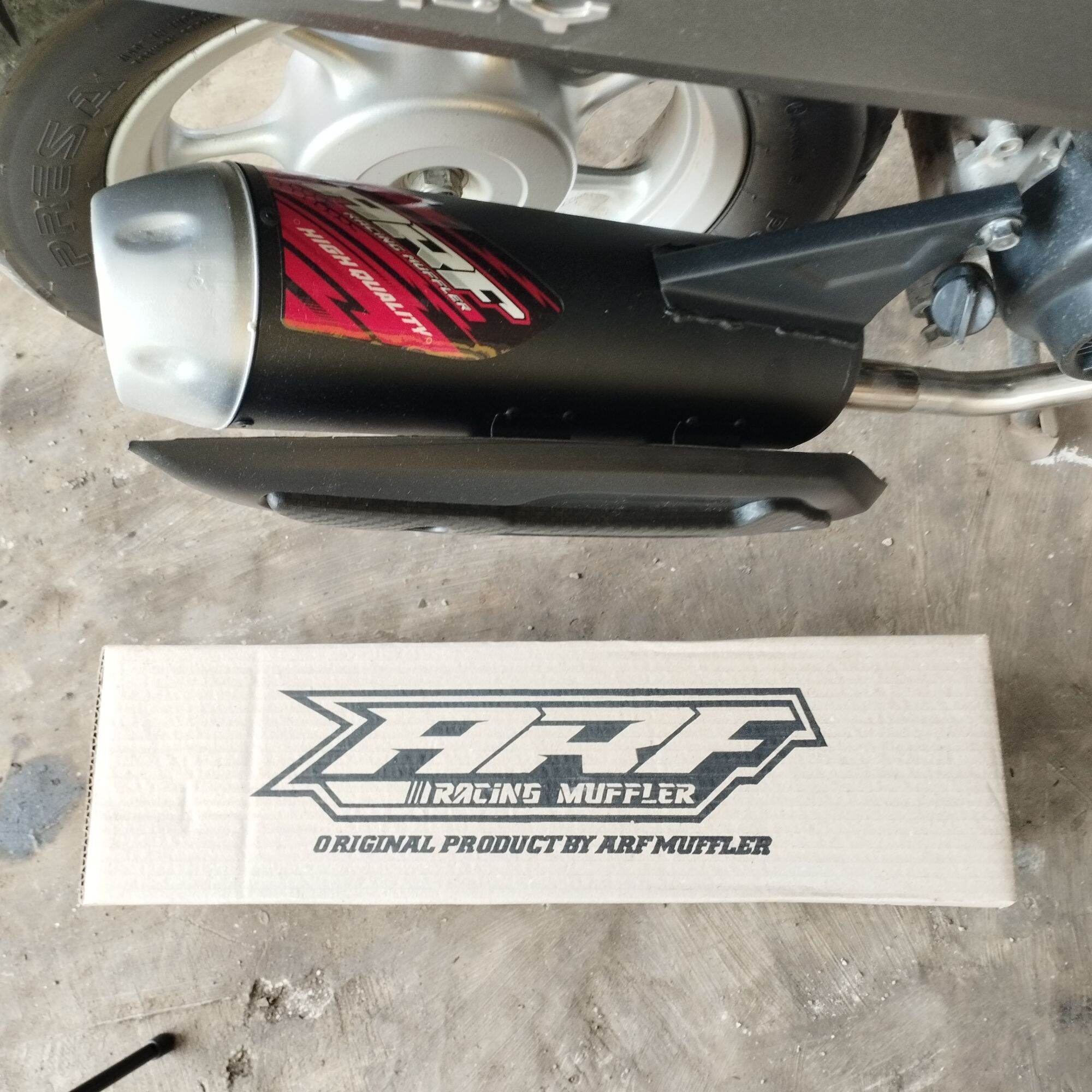 Knalpot Matic Standar Racing Original ARF Muffler Full Bass Adem ...