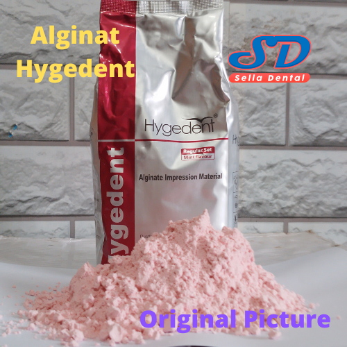 Alginate Bahan Cetak Gigi Palsu Hygedent Alginat Reguler Set Lazada