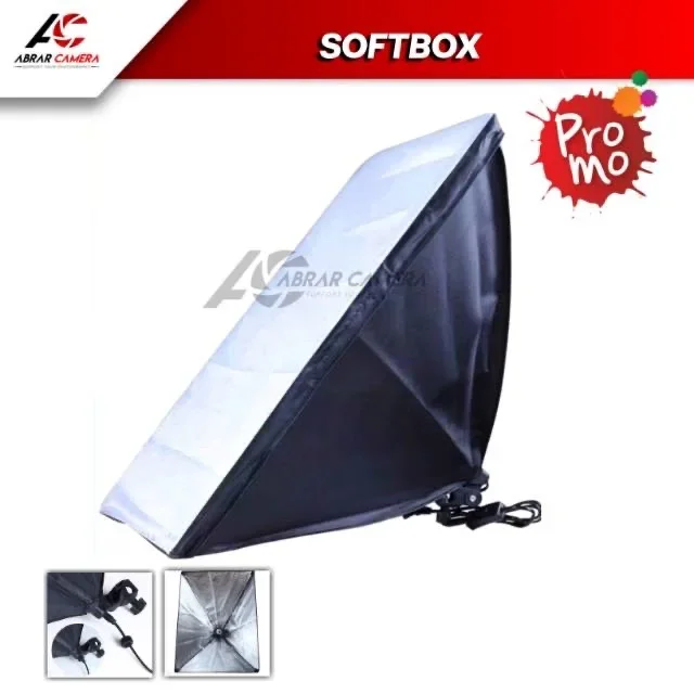 Softbox Kotak 50x70 TaffSTUDIO Payung Reflektor 50x70cm E27 Single Lamp Socket