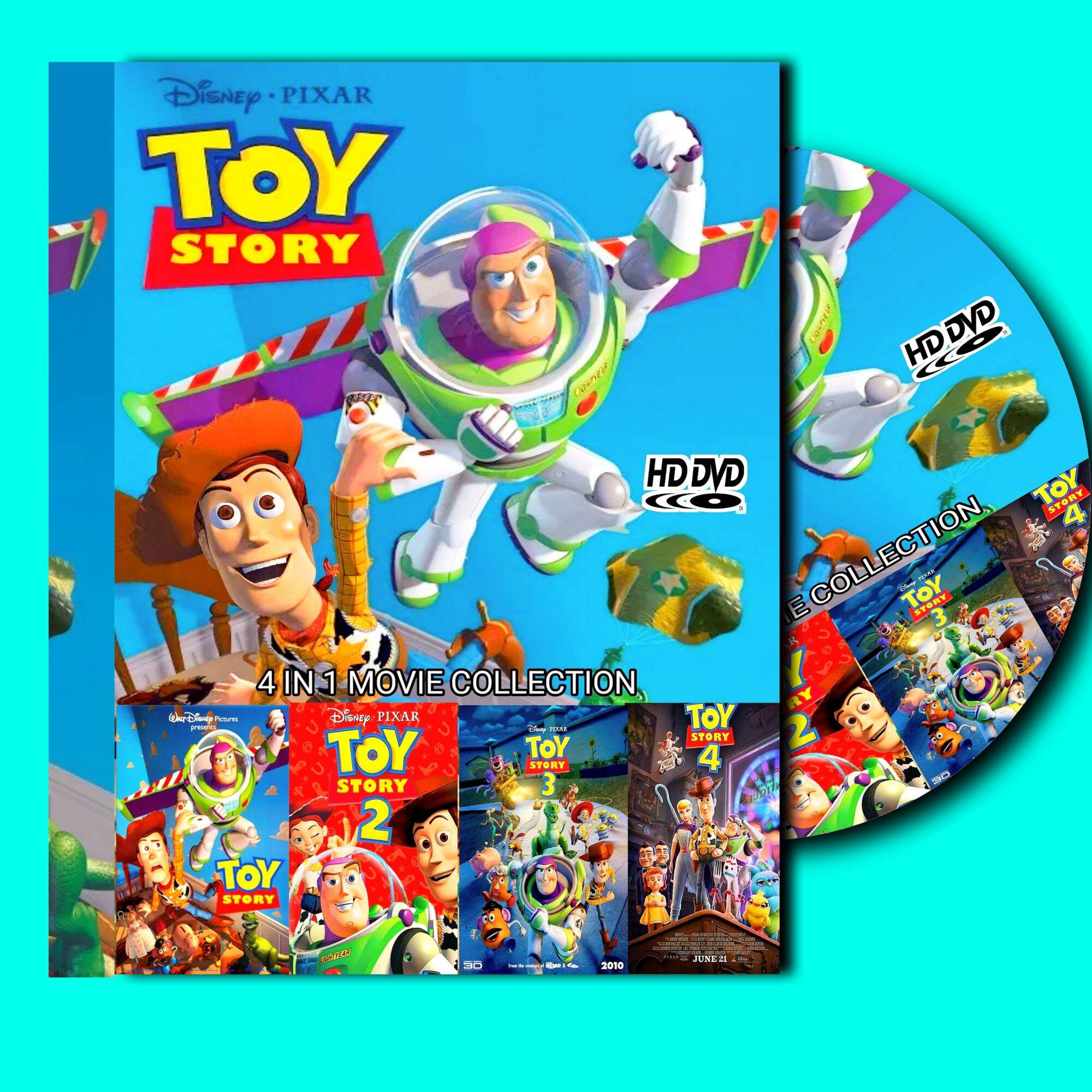 KASET DVD FILM TOY STORY LENGKAP 4 EPS SUB INDO KUALITAS HD - KASET DVD