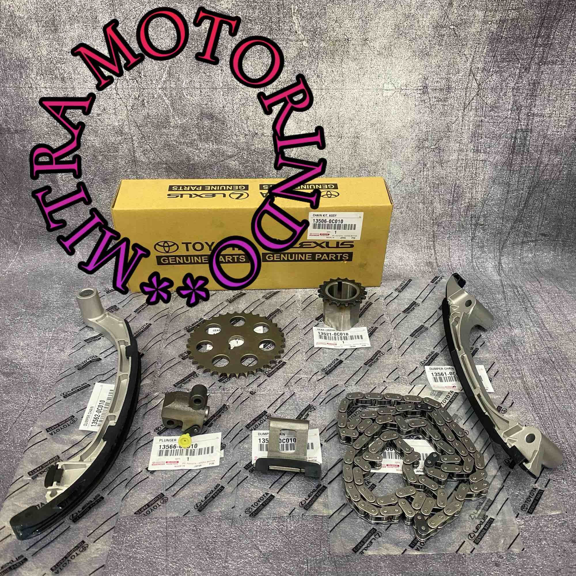 Chain set/Timing Chain Set Assy Toyota Innova Hilux Bensin 2.0cc 1TR Th 2005-2015 13506-0C010 Harga 685,000 rupiah*Gratis Ongkir