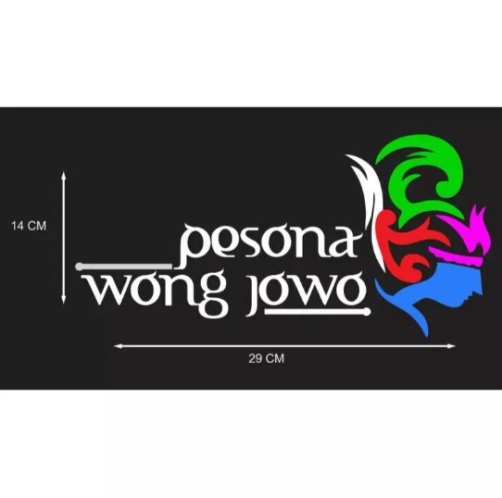 cutting sticker kaca mobil pesona wong jowo stiker pickup truk |300 Giá 25,000 Đồng*Miễn phí vận chuyển