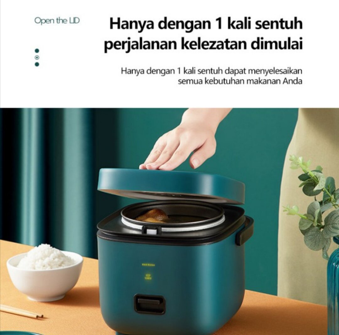 Hannex Rice Cooker HAN RIVER RICE COOKER HRRC03 Magic com Portable Travel Version Student ...