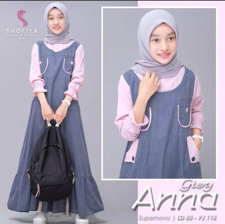 Jual Baju Anna Anak Gamis Terbaru Lazada Co Id