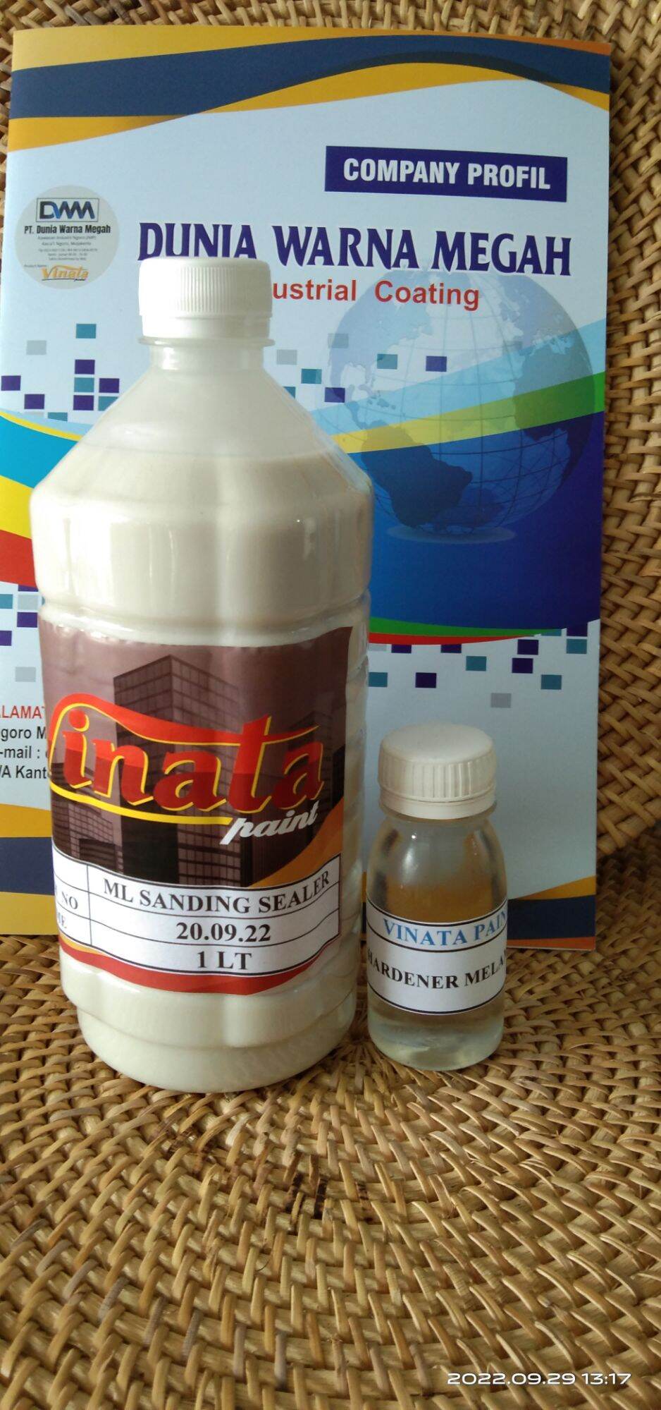 MELAMINE SANDING SEALER. ML S/S 02 LB 1100 ml (cat 1 lt + Hardener 100