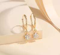 VICTORIA Anting Bunga Sederhana Aksesoris Fashion Titanium Tahan Karat Anti Luntur