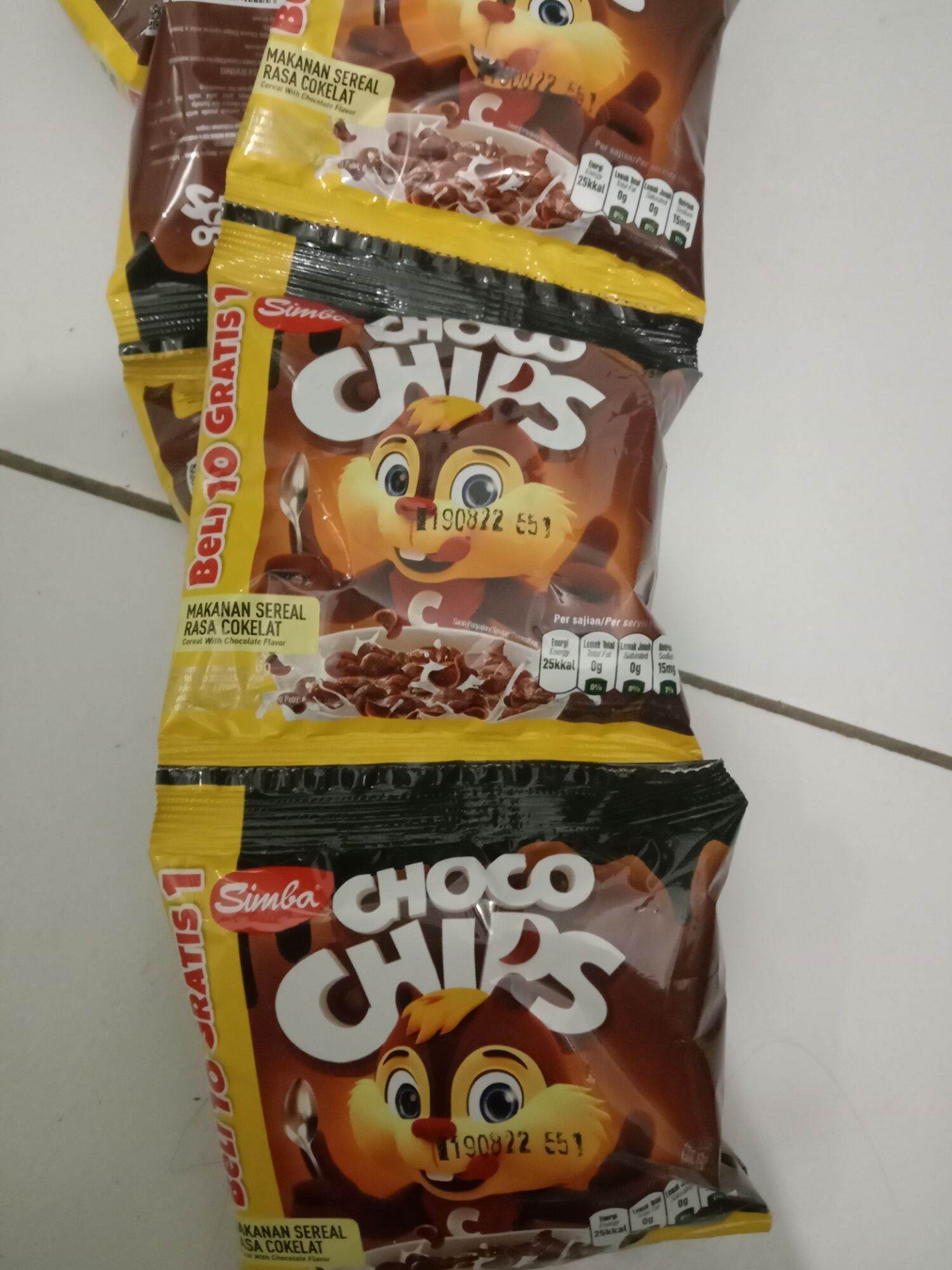 Simba choco chips renceng 6gr isi 10 pcs Lazada Indonesia