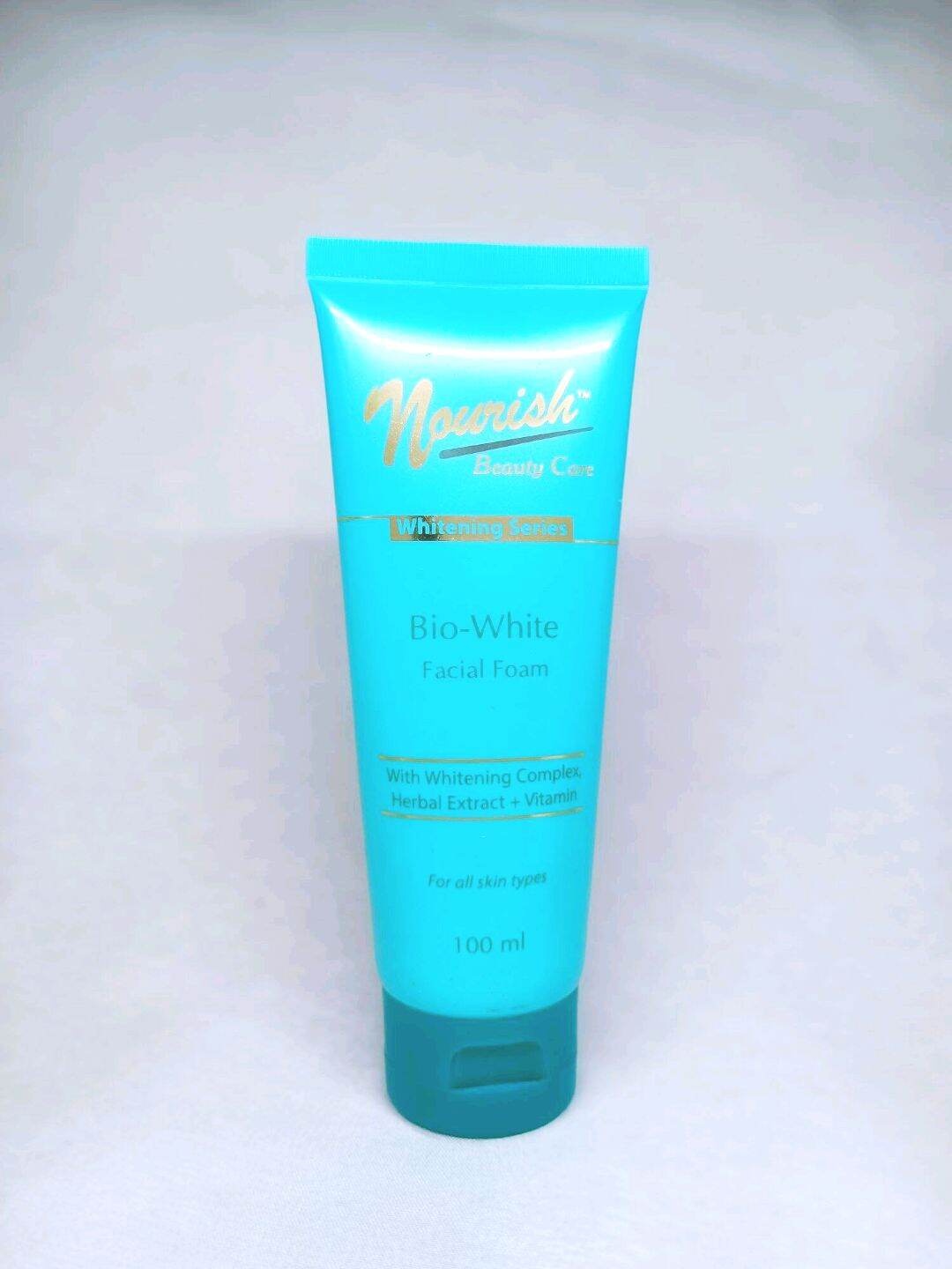 Nourish Bio White Facial Foam 100 ml sabun muka whitening series