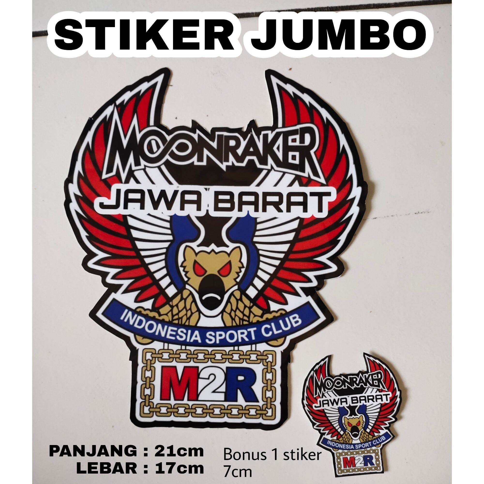 Stiker jumbo moonraker /m2r bandung anti air Lazada Indonesia