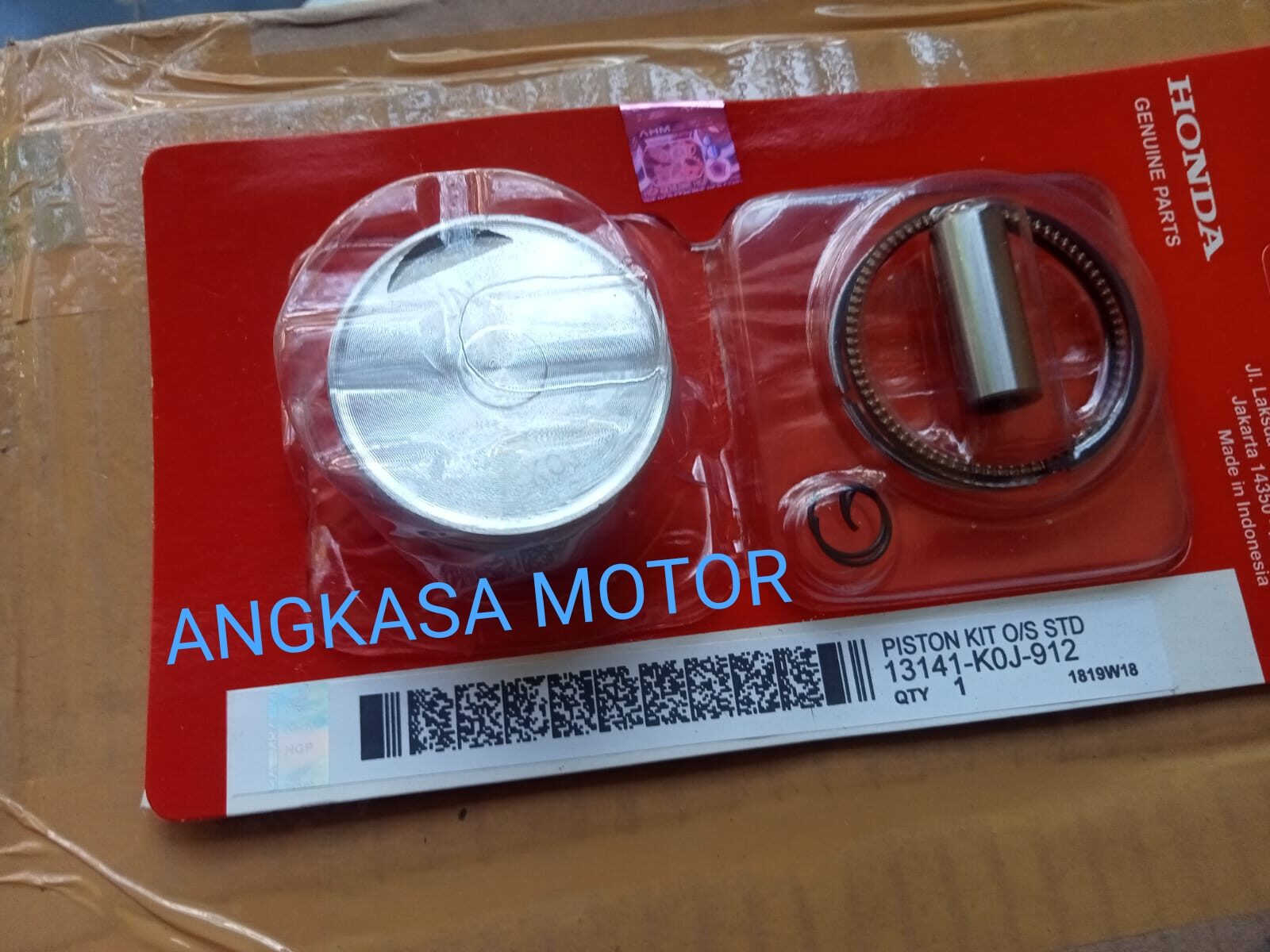 Piston Kit Komplit Seher OS STD OS 50 Honda Genio 20202021 KOJ