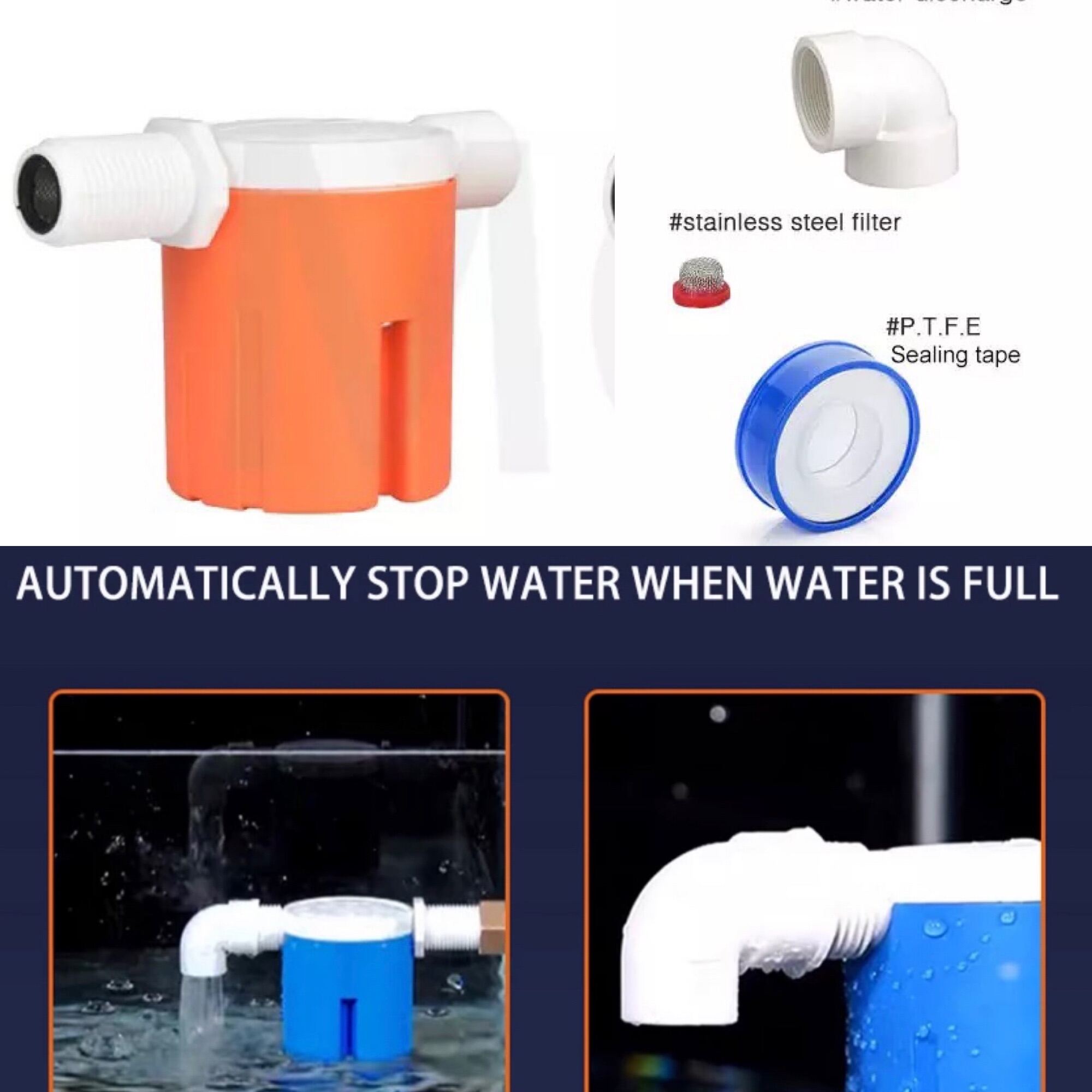 Pelampung Air Otomatis Air Automatic Water Level Control Valve Kran