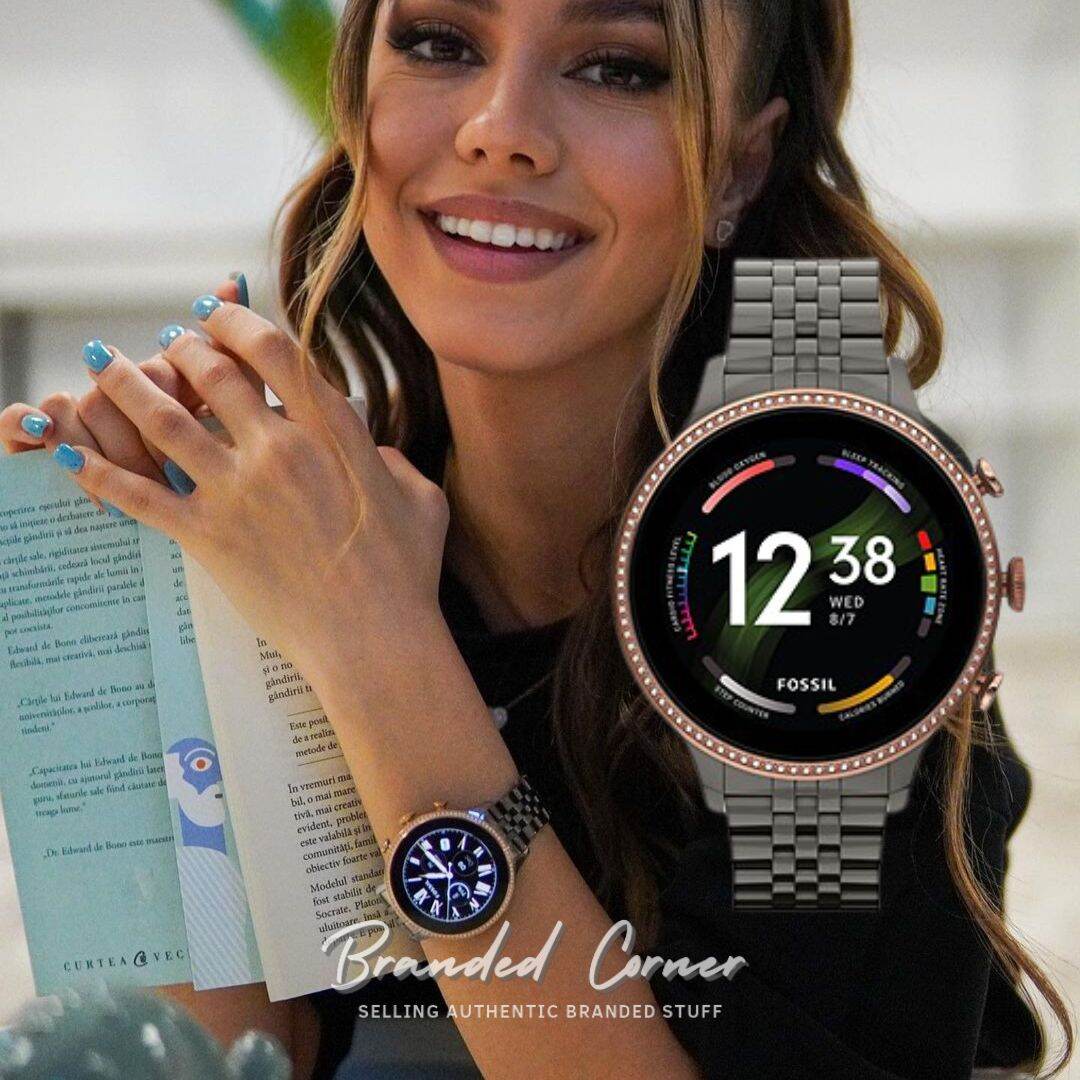 Gen Smartwatch Gunmetal Stainless Steel- FTW6078V Pedometer Dan