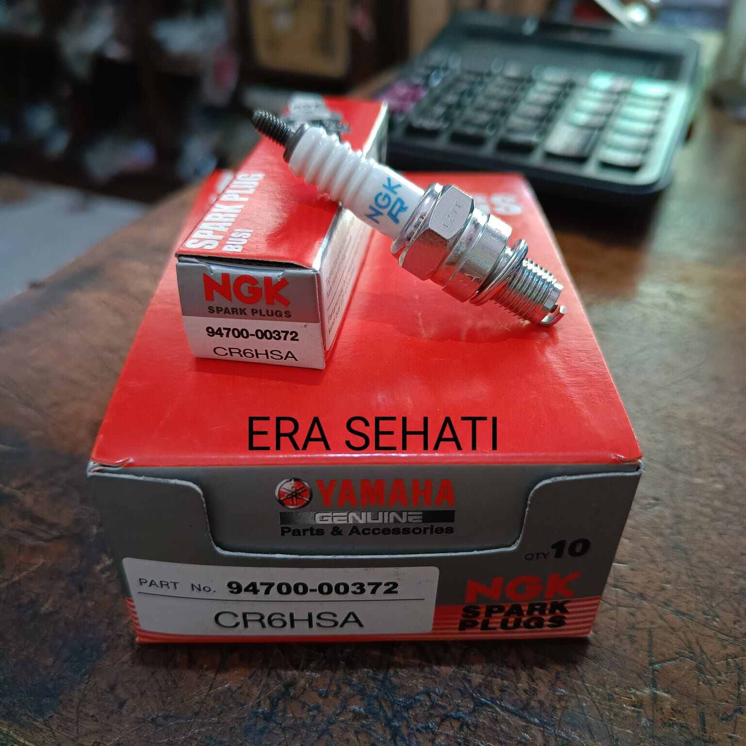 BUSI CR6HSA TIPE INJEKSI ORIGINAL YGP (Yamaha Genuine Part)MIO J/MIO/M3