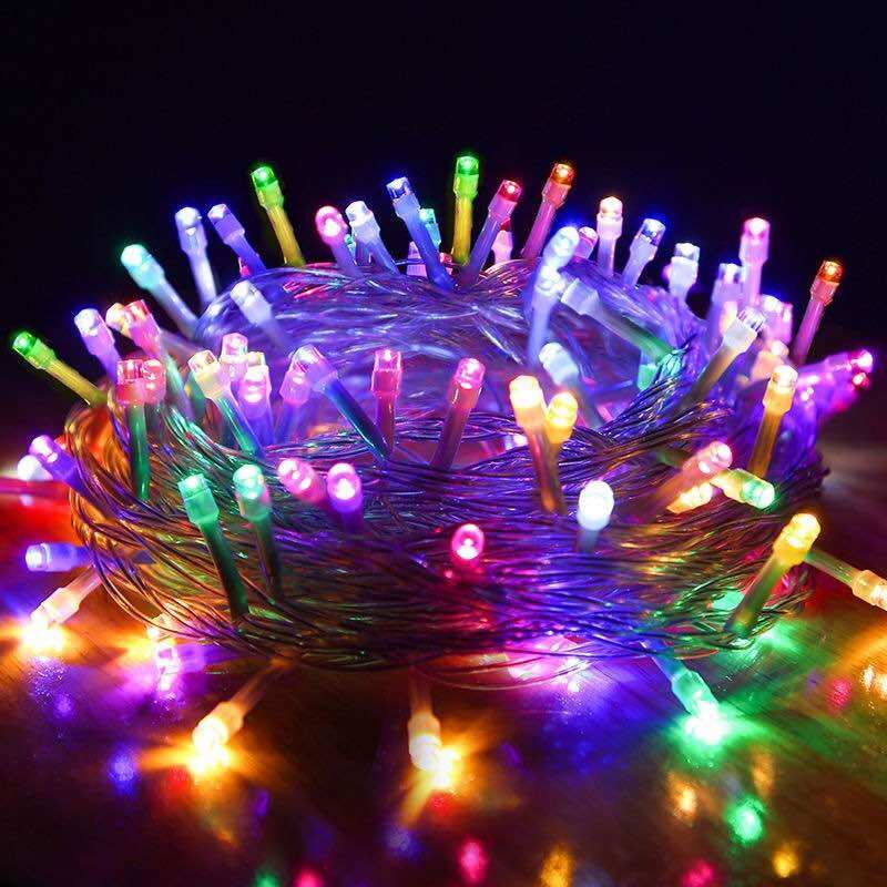 Lampu Tumblr Merah-Putih & RGB / 17 Agustus / Lampu LED Natal / Fairy Lights Warna Rainbow / Lampu Dekorasi