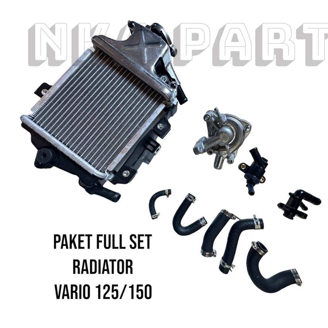 Paket full set radiator assy komplit pwarerpum thermostar pipa kiningan ...