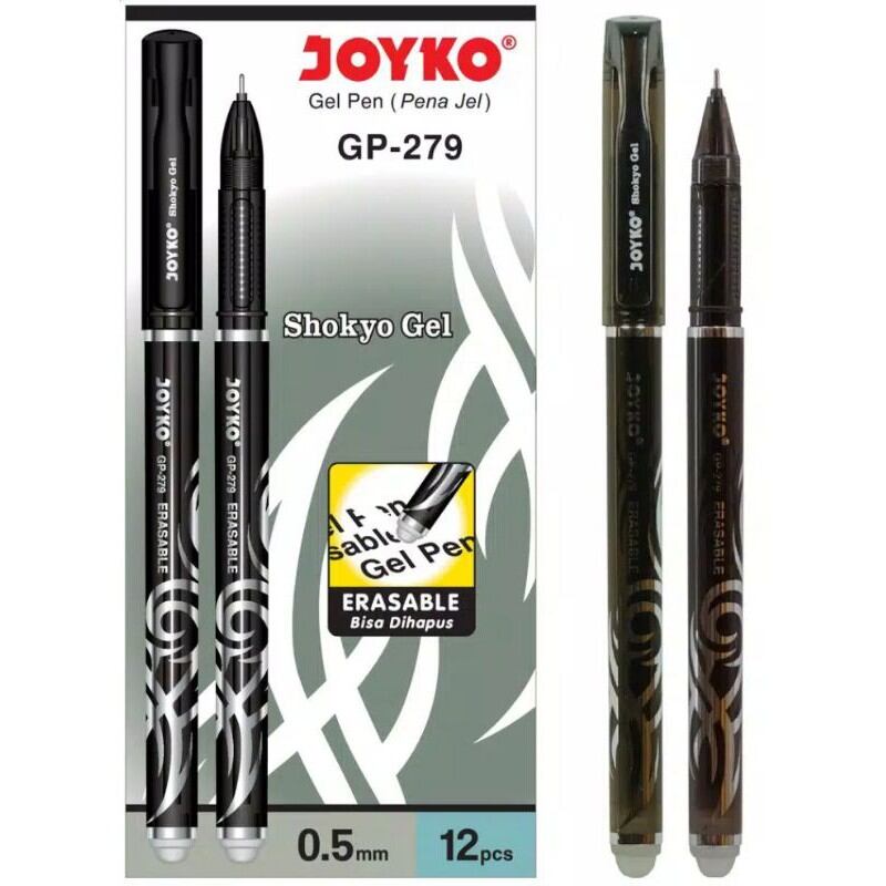 Pulpen Hapus Joyko GP-279 Shokyo Gel ( 1pak/12 pcs )