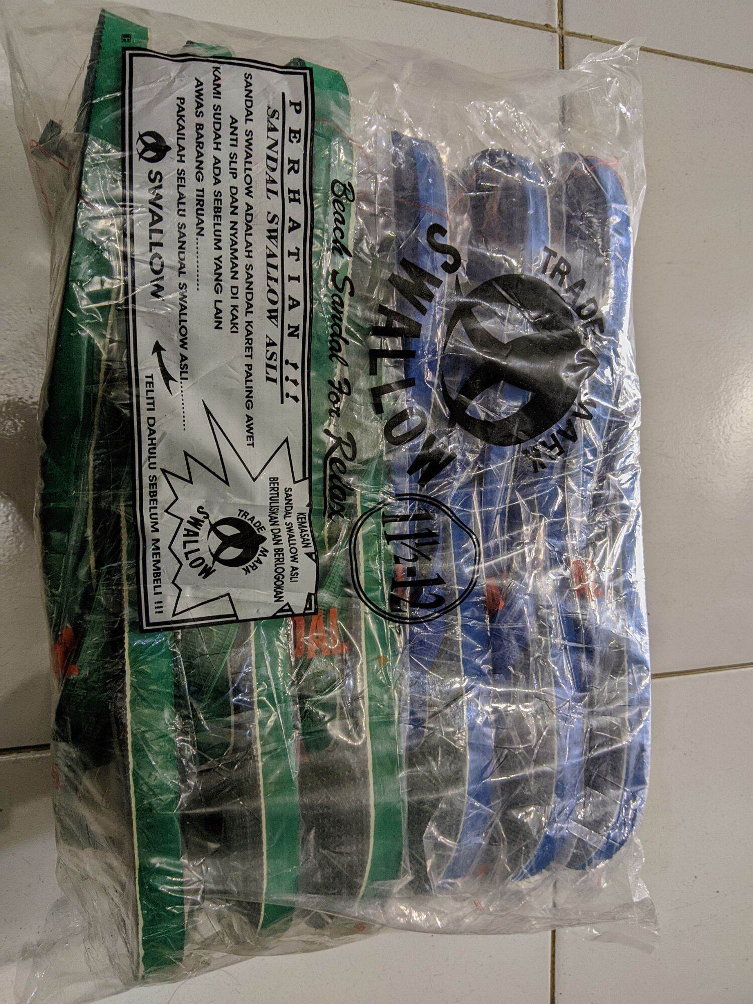 Sandal swallow 05 UK: 11½-12 JUMBO Harga 73,999 rupiah*Gratis Ongkir