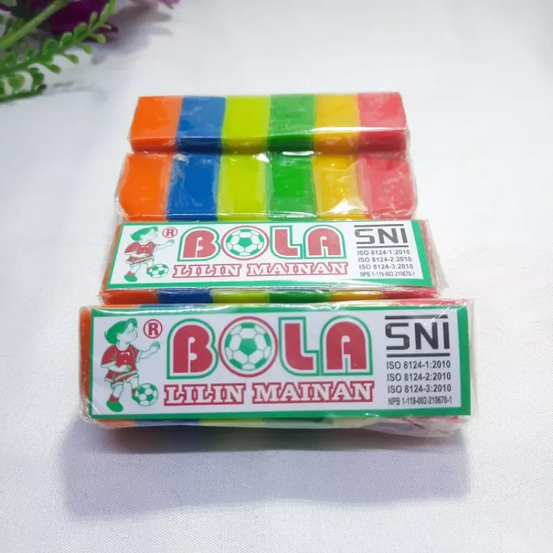 Plastisin Merk Bola / Lilin Mainan Anak Merk Bola
