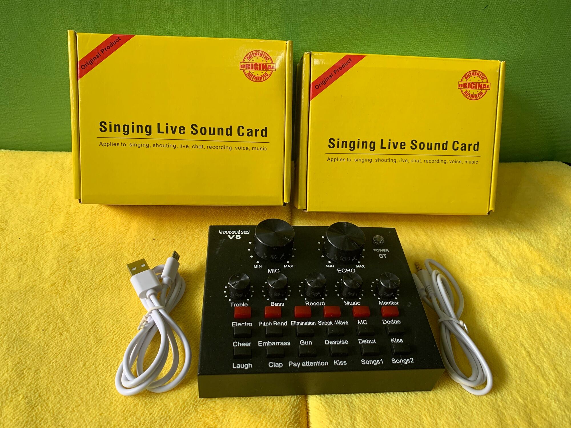 SOUND CARD V8 MIXER BLUETOOTH / SOUND CARD Lazada Indonesia